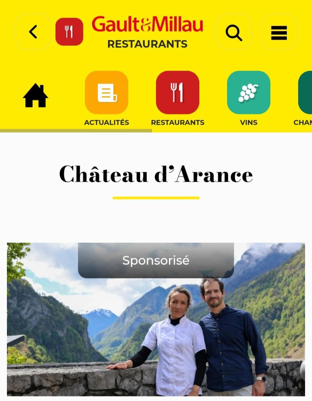 Chateau D'Arance Hotel Restaurant Espace Bien-Etre Cette-Eygun Eksteriør billede